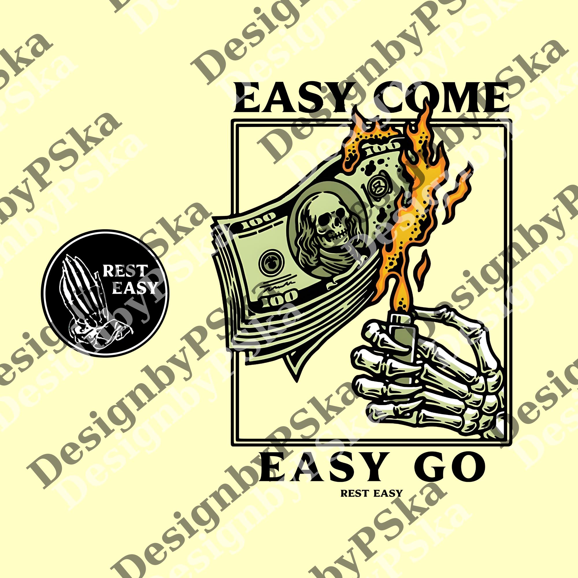 Easy Come Easy Go Svg - Etsy UK