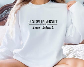 Custom College Sweatshirt: Personalized University Program T-Shirt