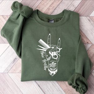 Funny Hair Stylist Sweatshirt: Licensed Hairapist Gift