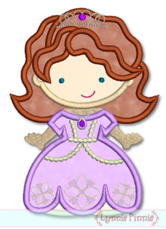 Little Sophie PRINCESS Cutie Applique 4x4 5x7 6x10 Machine - Etsy Little Sophie PRINCESS Cutie Applique 4x4 5x7 6x10 Machine - Etsy