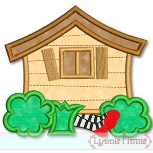 OZ HOUSE on Witch Applique 4x4 5x7 6x10 7x11 svg Machine Embroidery Design File INSTANT Download