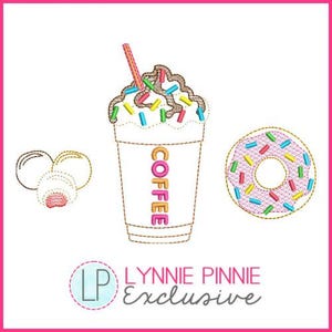 Dunkin Embroidery File - Etsy