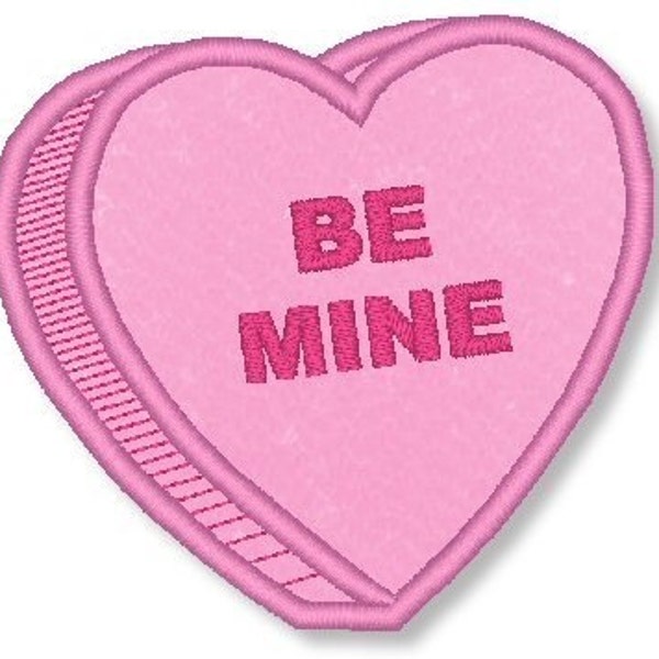 VALENTINE'S DAY Applique Conversation Hearts SET  Machine Embroidery Design  File