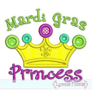 mardi gras princess crown
