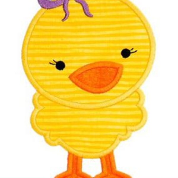 Chick Applique Etsy