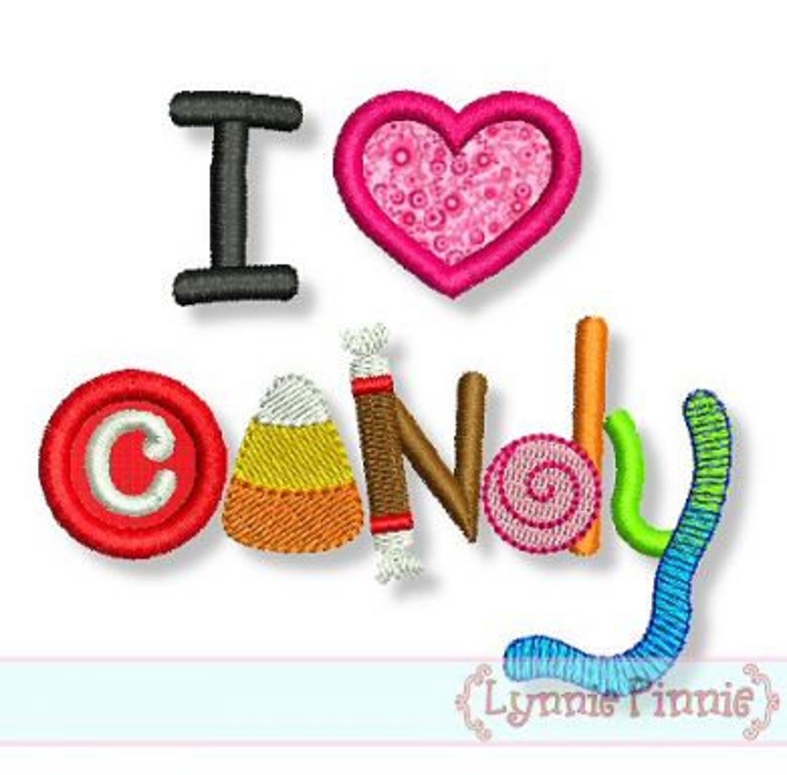 I love candy applique 4x4 5x7 6x10 machine embroidery design  etsy I love candy applique 4x4 5x7 6x10 machine embroidery design  etsy