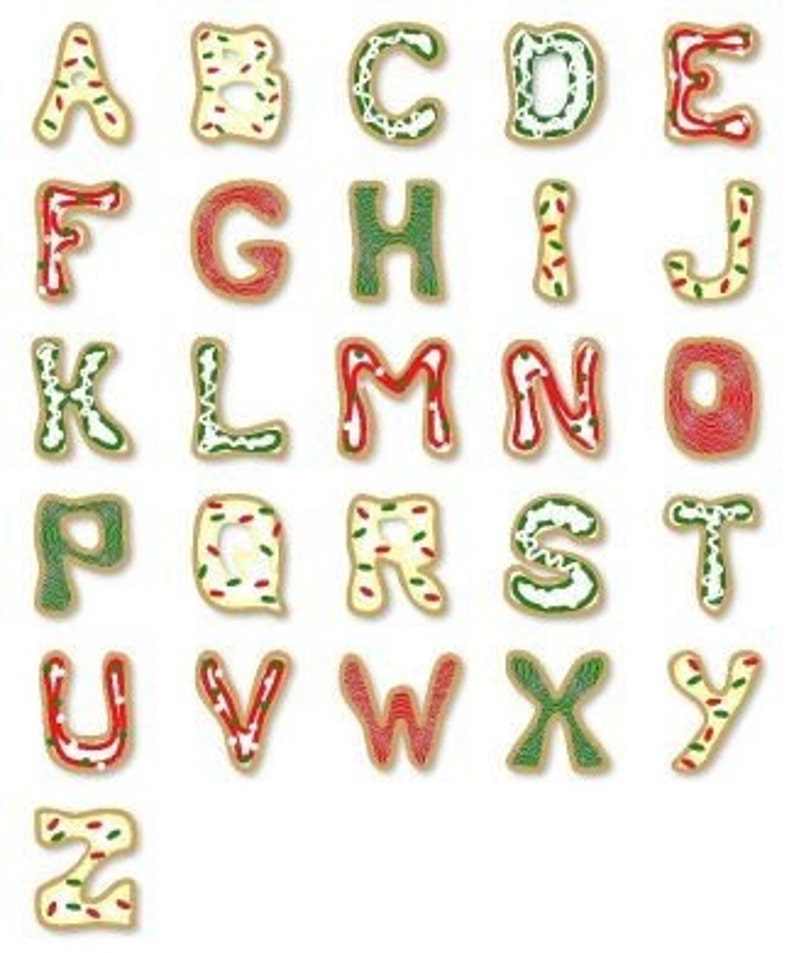 Christmas Cookie Font Christmas Cookie Font