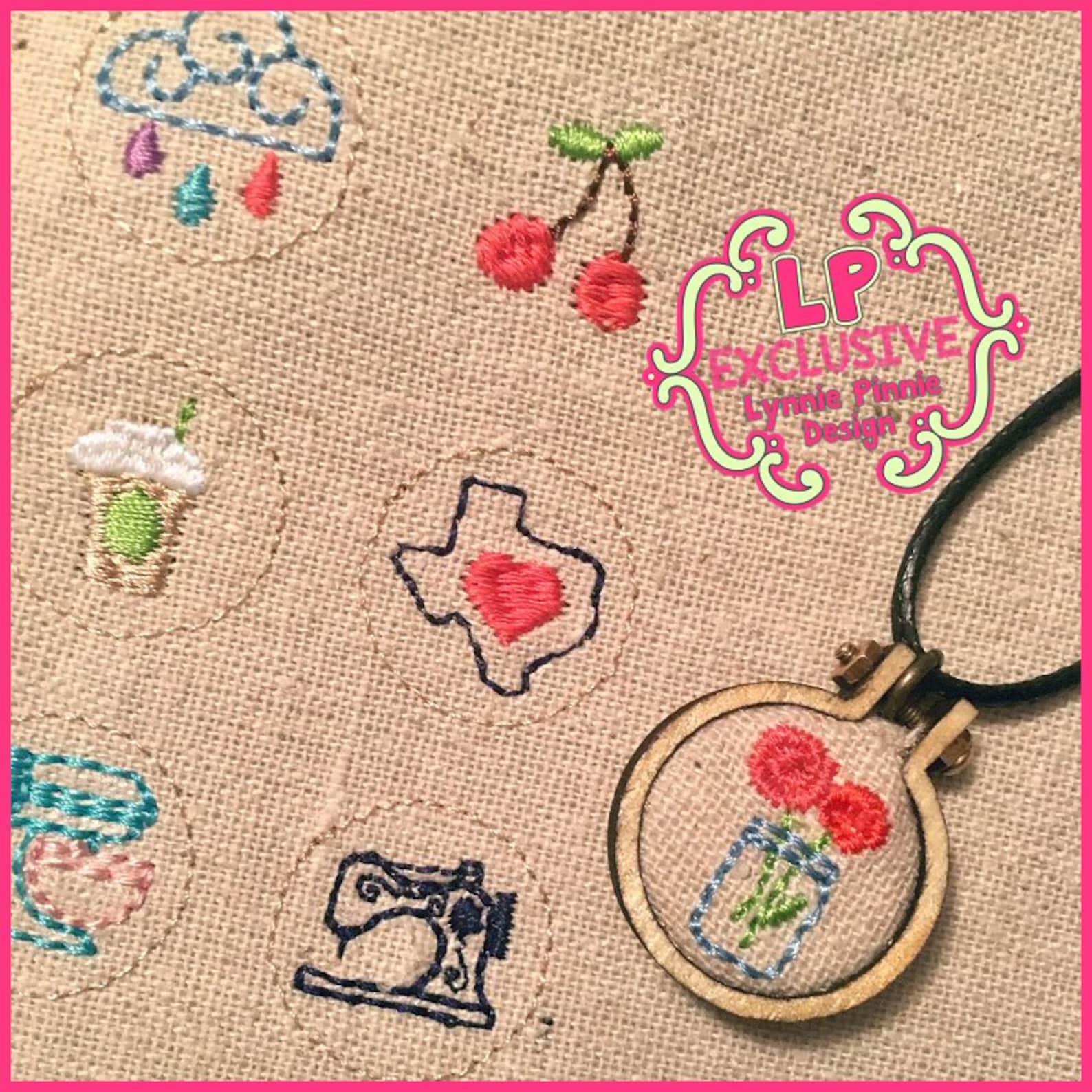 SET of 20 Tiny Mini Fill Embroidery Designs File in 2 Sizes Etsy