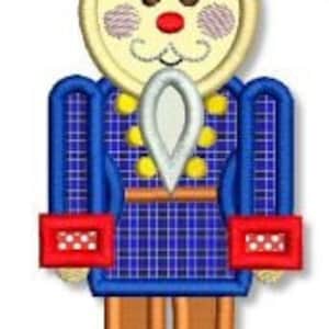 NUTCRACKER Applique 4x4 5x7 6x10 Machine Embroidery Design christmas holiday boy ballet  INSTANT Download