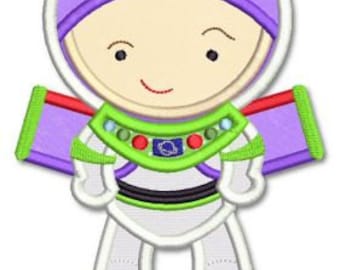 Little Cutie SPACE EXPLORER Boy Applique 4x4 5x7 6x10 svg Machine Embroidery Design   INSTANT Download
