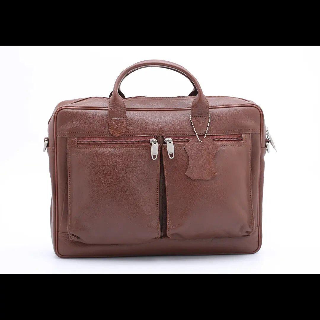 Hand Made the Ultimate Tan Leather Custom Briefcase Bag - Etsy