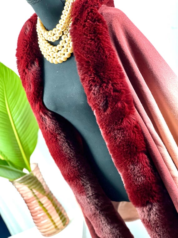 Gilet En Fausse Fourrure Bordeaux Missguided - Taille 6 - Neuf Avec étiquettes
