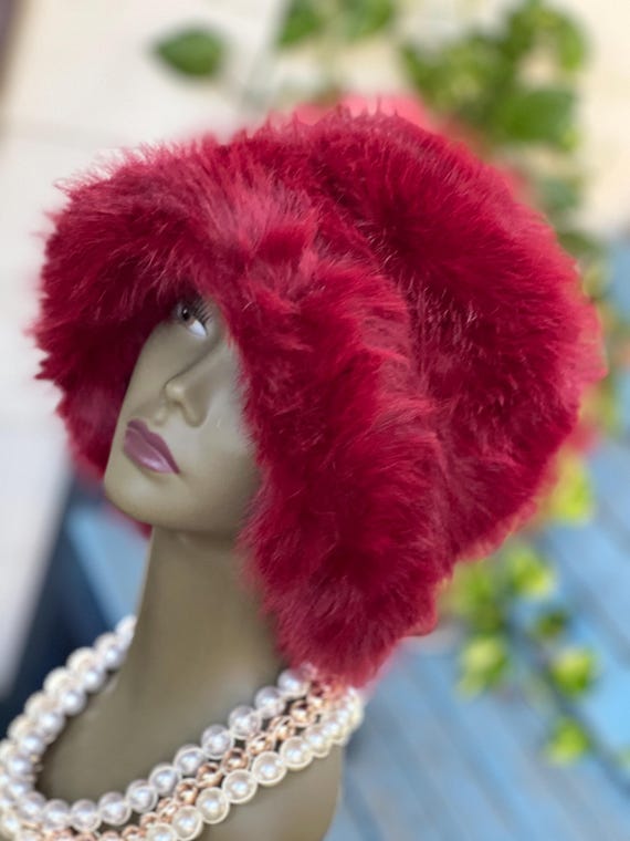 Elegant Burgundy Fashion Hat SWSMCLT Women main image 4