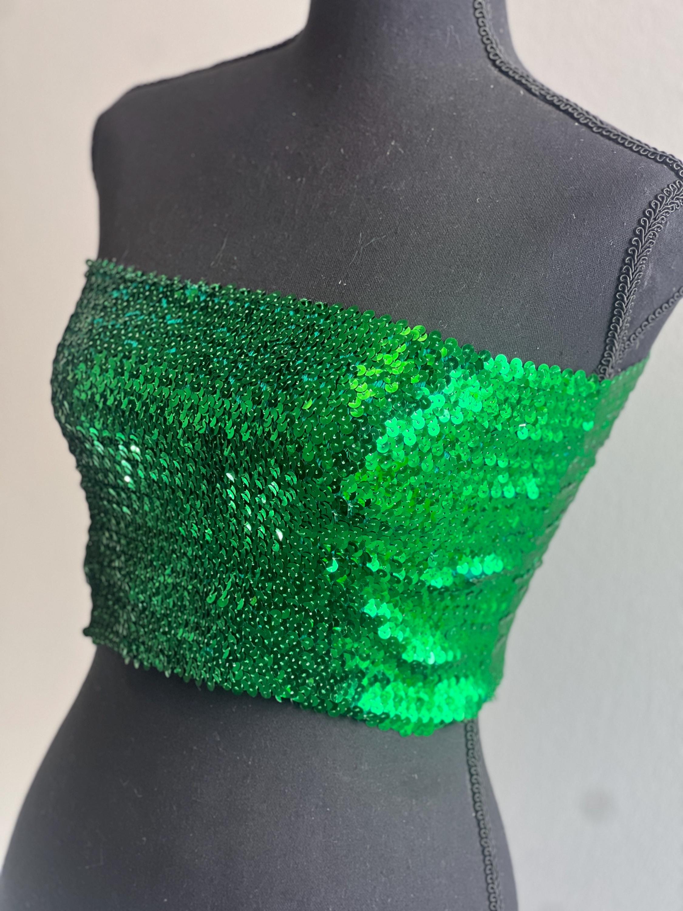 Sequin Neon Green Bandeau Top Neon Nights Chainmail Halter Top Green/combo Fashion Nova Sequin Neon Green Bandeau Top Neon Nights Chainmail Halter Top Green/combo Fashion Nova