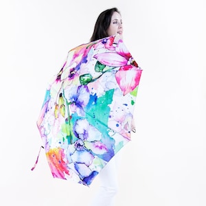 Watercolor flower umbrella Famous Artwork Print Umbrella – The Perfect Art-Inspired Gift