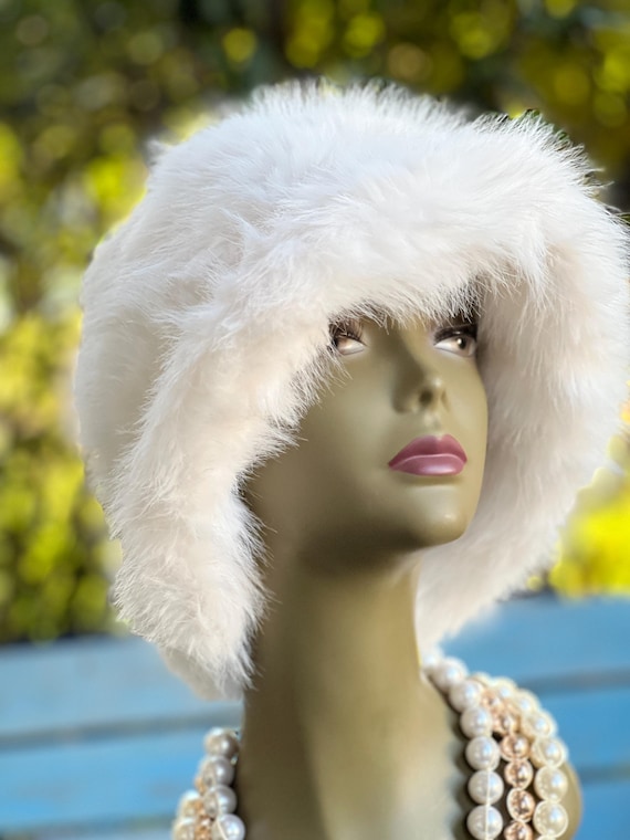 Private Label White Faux Fur Hat Logan Faux Fur Trapper Hat main image 2