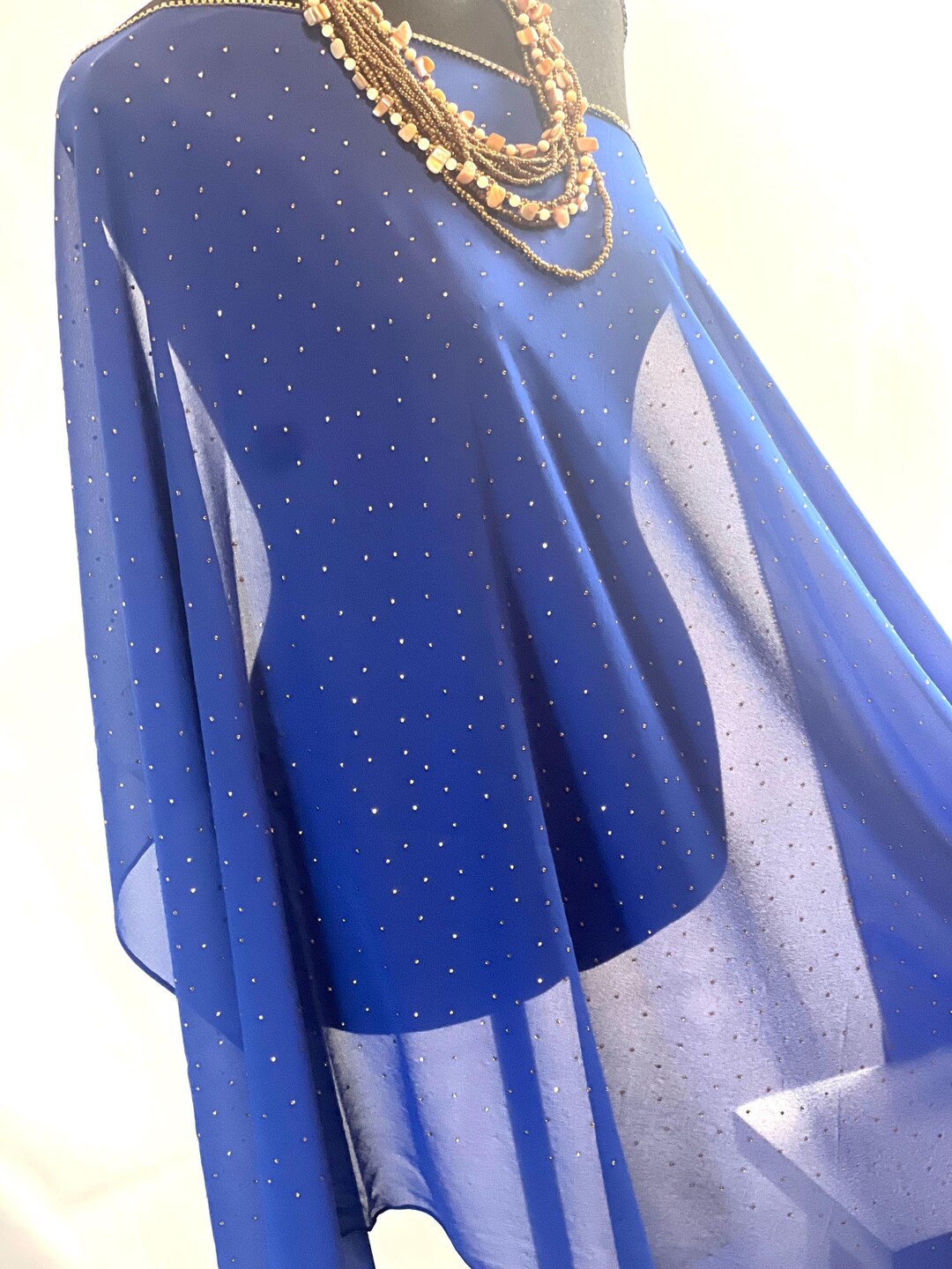 Stella + Gemma Scarf - Two Tone Royal Blue main image 0