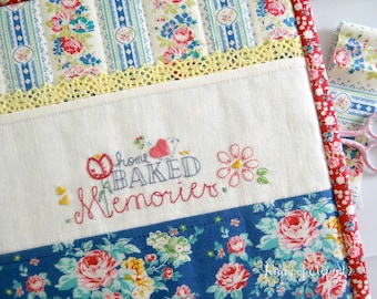 Phyllis May's Kitchen Blocks 15-18 – Embroidery Quilt or Memory Book pattern PDF