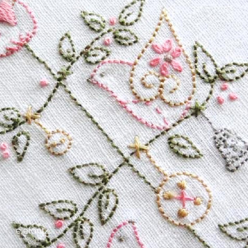 The Sewing Tree - Christmas Hand Embroidery Pattern - Digital Download ...