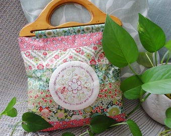 Round the Garden - stitchery and bag pattern - digital download - hand embroidery - quilting