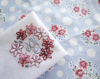 Wreath of JOY - hand-embroidery Christmas pattern - digital download