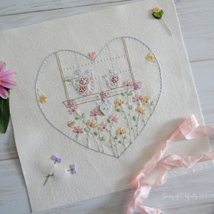 Mothers Love - hand embroidery pattern - digital download