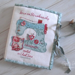 We Are His Workmanship - Ephesians 2:10 - hand embroidery pattern - sewing companion pattern - digital download