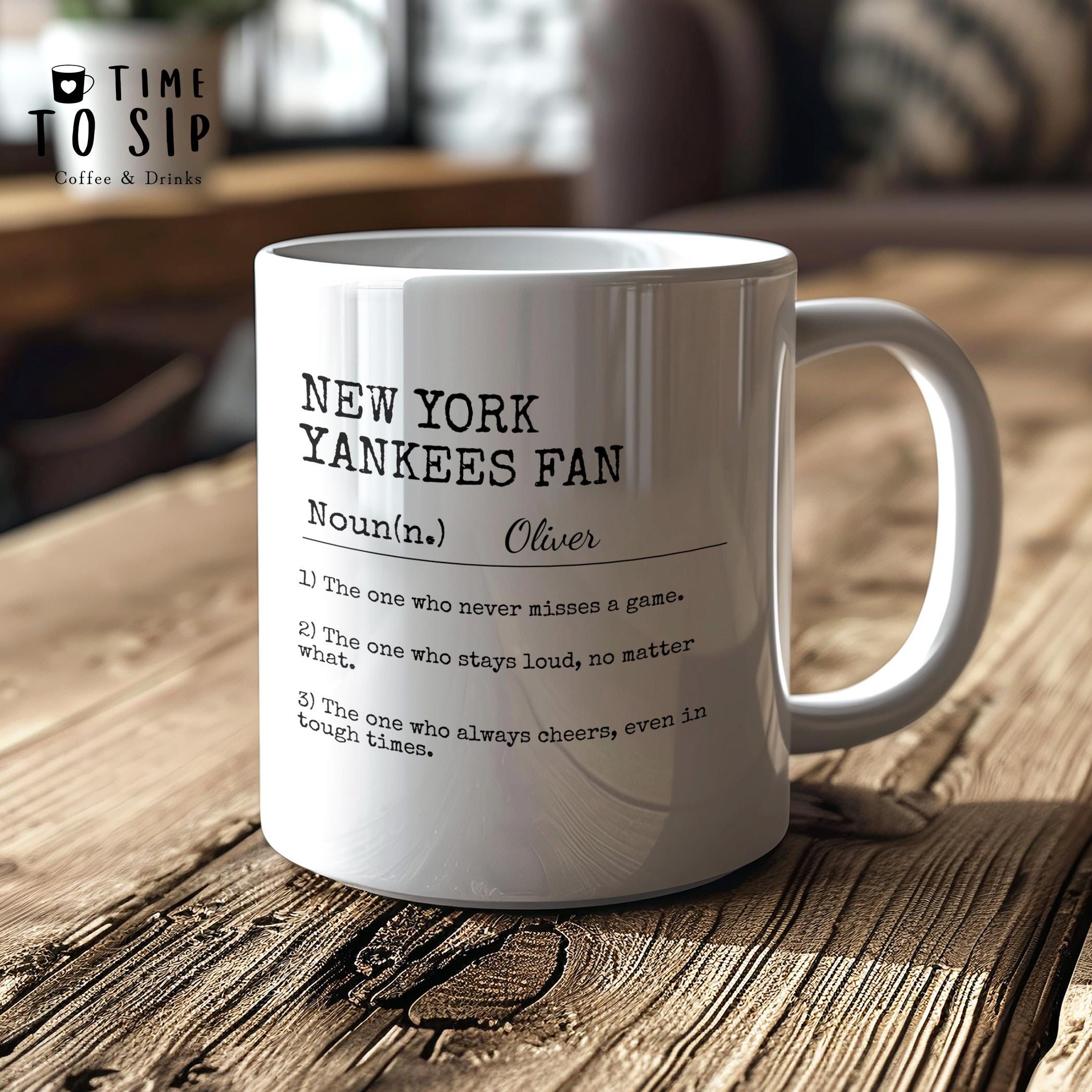 New York Yankees Personalized Fan Mug, New York Yankees Baseball Team Mug,  New York Yankees Coffee Tea Cup, Fathers Day Gift - Etsy