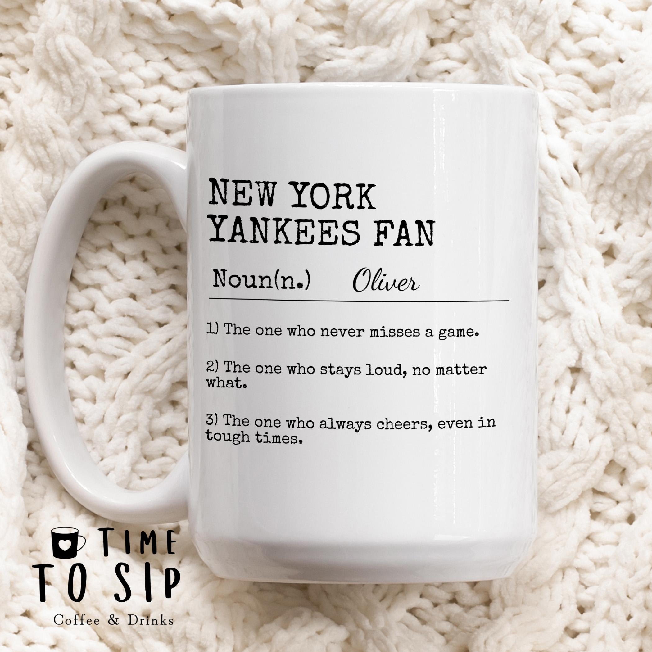New York Yankees Personalized Fan Mug, New York Yankees Baseball Team Mug,  New York Yankees Coffee Tea Cup, Fathers Day Gift - Etsy