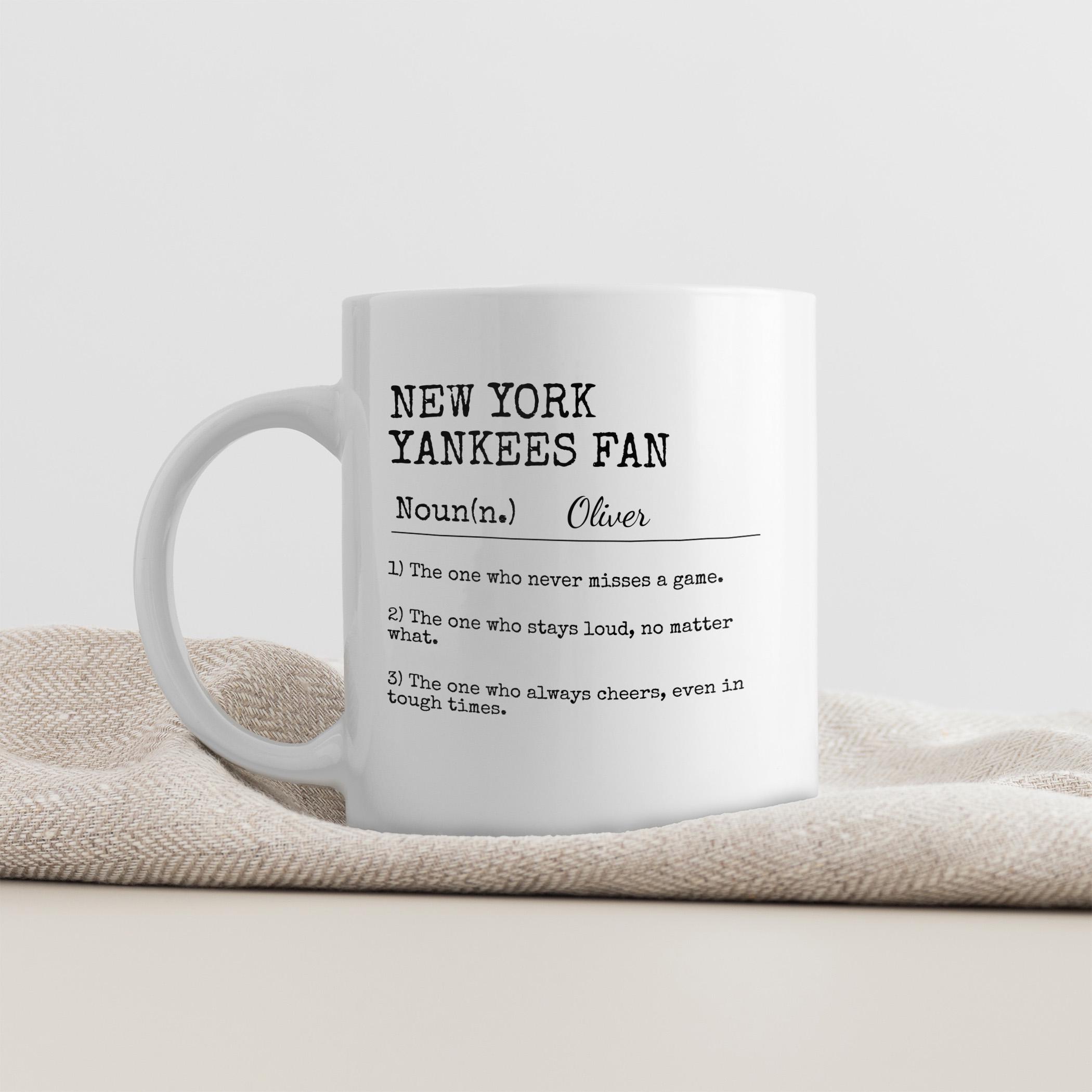 New York Yankees Personalized Fan Mug, New York Yankees Baseball Team Mug,  New York Yankees Coffee Tea Cup, Fathers Day Gift - Etsy