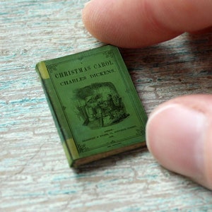 Handmade Miniature Book --- Christmas Carol