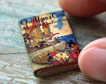 Handmade Miniature Book --- Once Upon a Time: A Book of Old-Time Fairy Tales