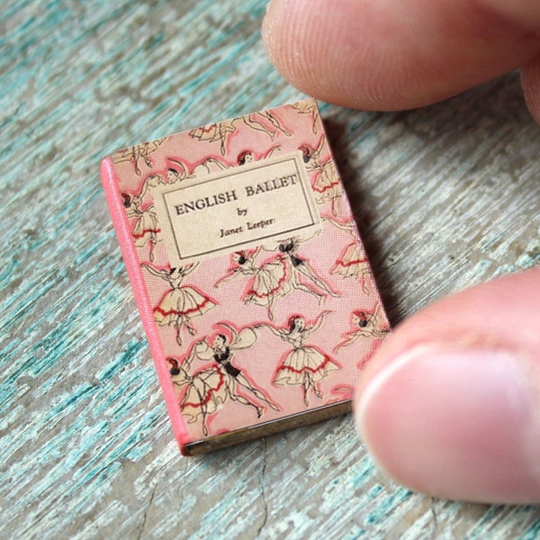 Handmade Miniature Book --- English Ballet