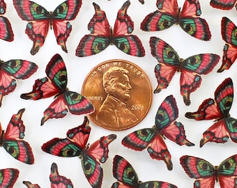 Miniature Paper Butterflies - For Craft, DIY, and Dollhouse - Choose Your Quantity