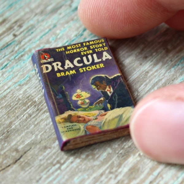 Dollhouse Miniature Book --- Dracula