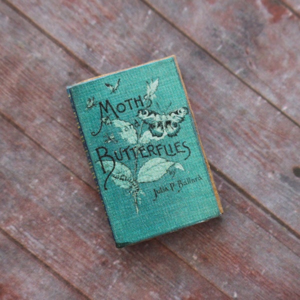 Dollhouse Miniature Book --- Moths & Butterflies