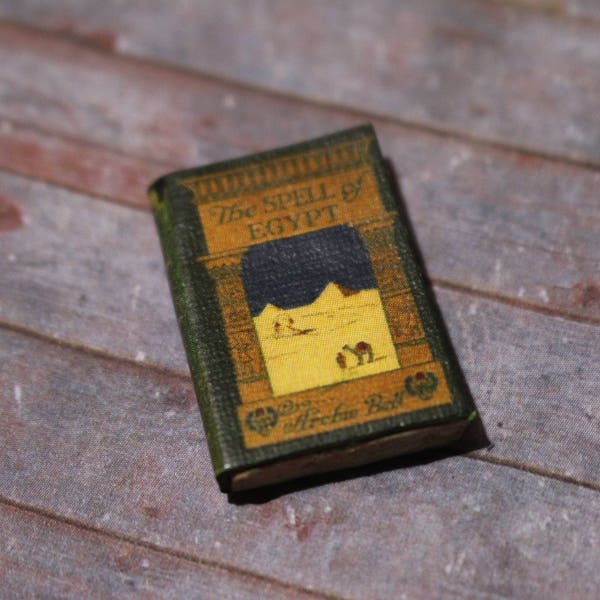 Dollhouse Miniature Book --- Egyptian History