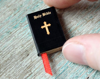 Handmade Miniature Book --- Bible