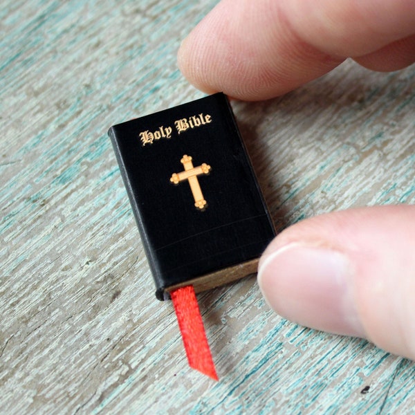 Handmade Miniature Book --- Bible