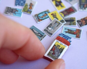 Miniature Complete Rider Waite Tarot Deck + Box