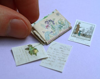 Miniature Antique Folder & Ephemera