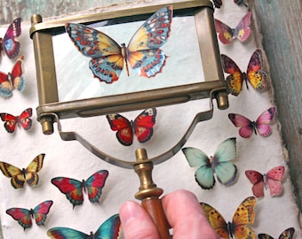 Assorted Antique Paper Butterflies - Pre-Cut, Choose Your Quantity - Photo Props, Home Decor, Party Favor