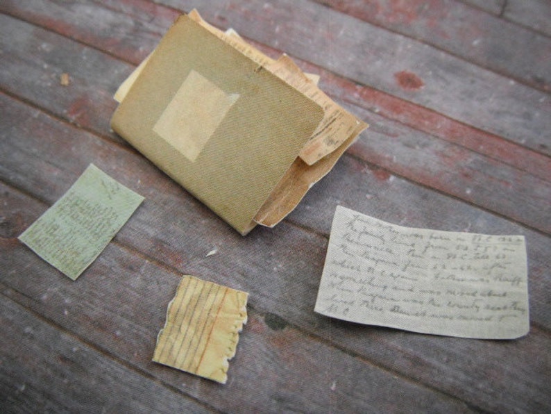 Miniature Vintage File Folder Etsy