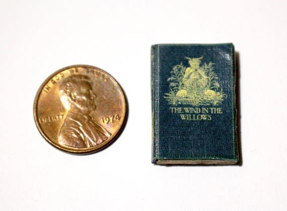 The Wind in the Willows dollhouse miniature book