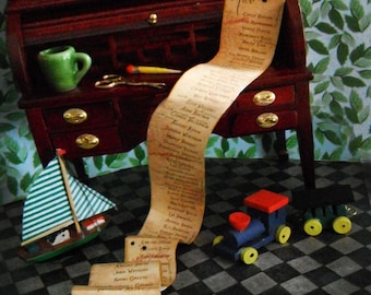 Miniature Naughty and Nice Lists
