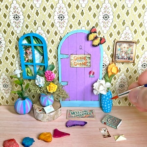Make Your Own Fairy Door Kit --- Party Favor, Birthday Activity, DIY for Kids