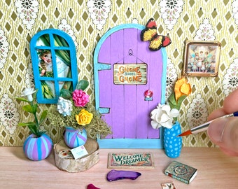 Make Your Own Fairy Door Kit --- Party Favor, Birthday Activity, DIY for Kids