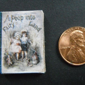 Dollhouse Miniature Book Peep into Fairyland image 2