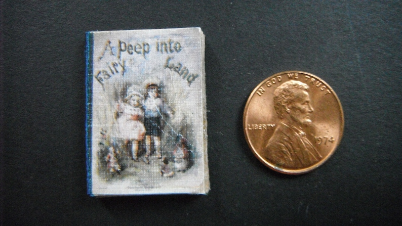 Dollhouse Miniature Book Peep into Fairyland image 2
