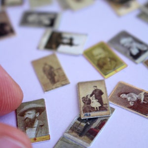 75 Miniature 19th Century Cabinet Cards image 5